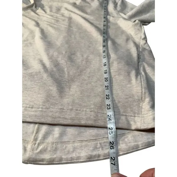 YOGALICIOUS Cloud Plush Womans Sweatshirt Sz L Oatmeal NWT - Image 7