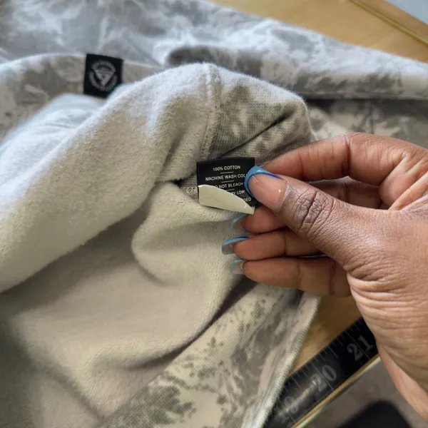 American Giant Women‎ 100% Cotton Hoodie Small Gray Marble Zip Up Sweatshirt USA - Image 10