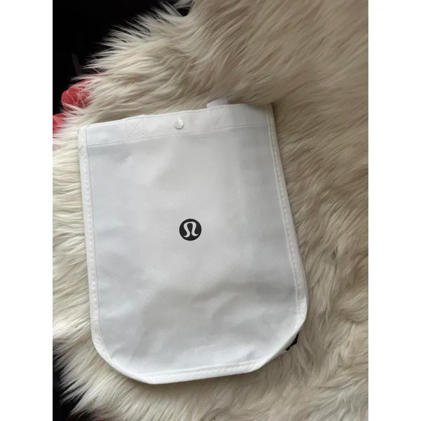Lululemon White Reusable Tote NWOT’s - Image 2