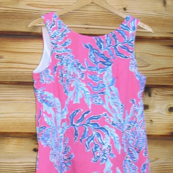 Lilly Pulitzer Cathy Samba Coral Shift Dress 4 - Image 8