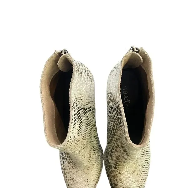 Diba True Snakeskin Ankle Booties Size 7 - Image 7