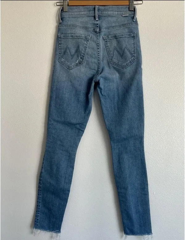 MOTHER Denim The Stunner Ankle Fray Hit The Jackpot - Image 6