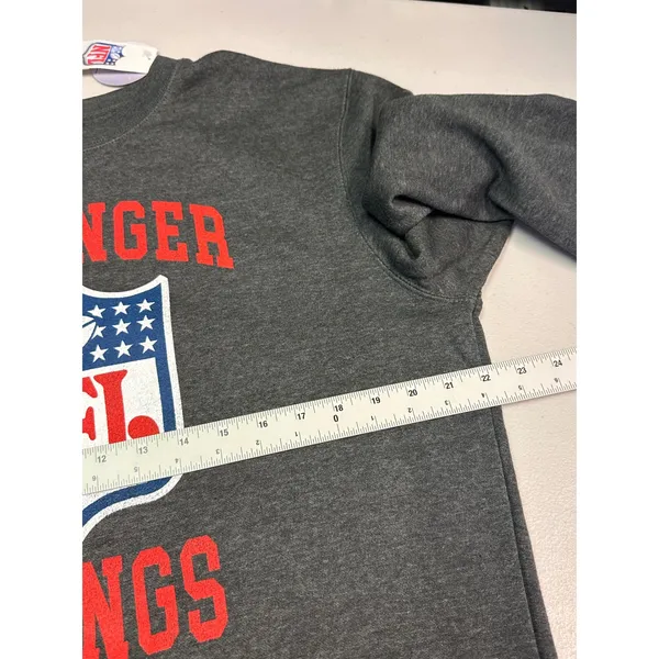 NFL‎ x Stranger Things Eleven 11 Sweatshirt Womens Large Gray Crewneck NWT - Image 3