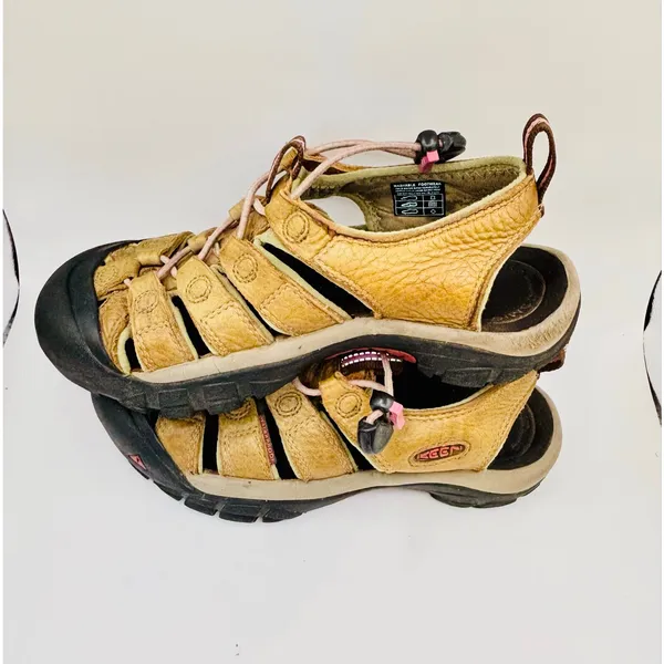 Keen Footwear Newport H2 brown leather Hiking waterproof sandals women’s sz 6.5 - Image 3
