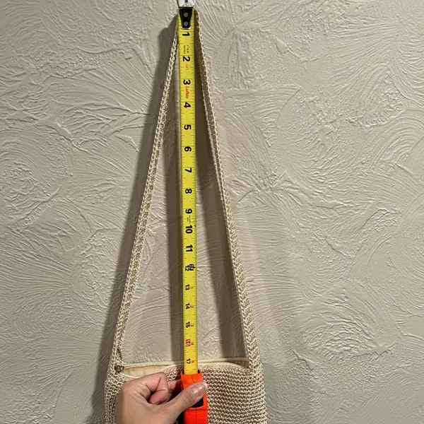 The Sak Crochet Mini Purse Crossbody Off White - Image 8
