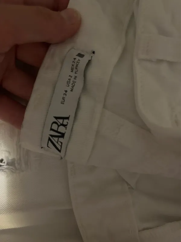ZARA White Jeans Straight-Leg - Image 4