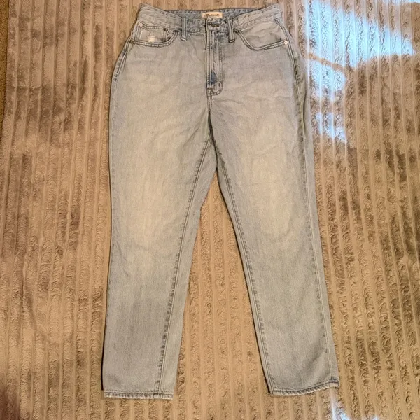 Madewell The Curvy Perfect Vintage Jean Light Wash High Rise Tapered Denim 29 - Image 2