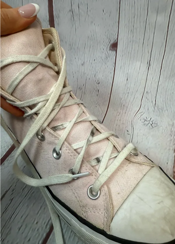 Light Pink Platform Converse High-Top - Image 3