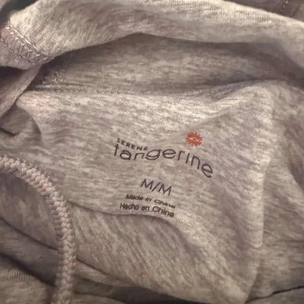 Serene Tangerine Two-Tone Hoodie – Mauve/Gray – Women’s M - Image 4