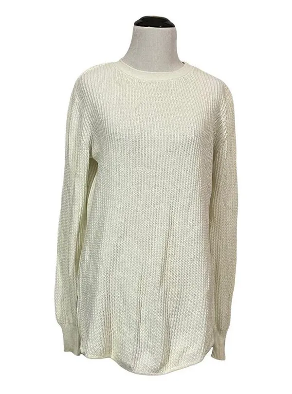 Unif X Urban Outfitters Pullover Waffle Knit Sweater - Cream - Small - Image 5