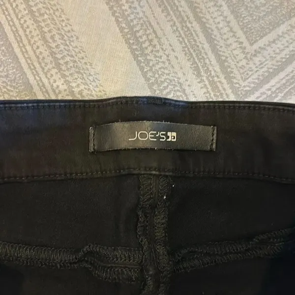 Joe’s Jeans Black Coated The Charlie High Rise Skinny Ankle Scrunched Jeans - 26 - Image 5