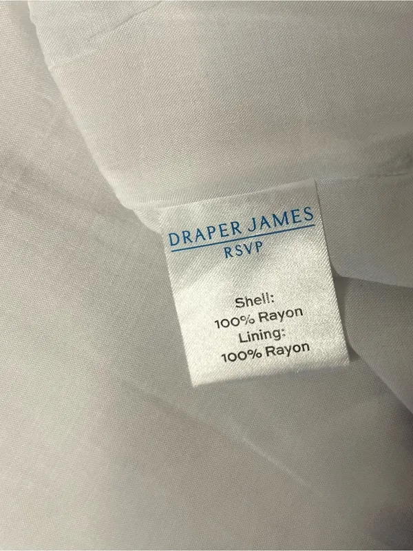 DRAPER JAMES RSVP Floral Skirt Red White Blue Elastic Waist Womens Size Medium - Image 9