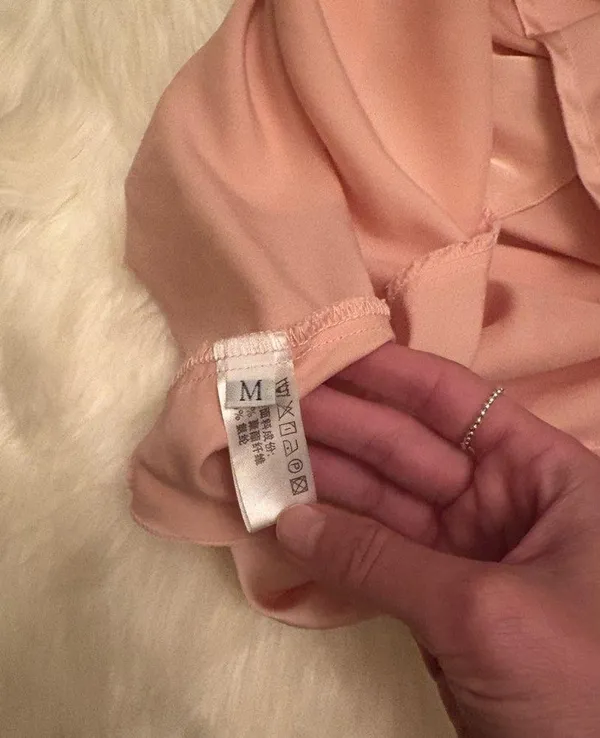 Light Pink Silky Nightgown Slip size M - Image 3