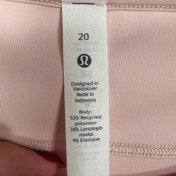 Lululemon 20 Perfectly Oversized Cropped Crew Softstreme Strawberry Milkshake - Image 6