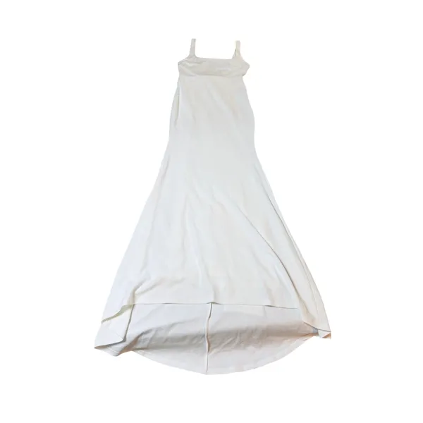 NWOT Lulus Size Medium Loving Fate White Bow Square Neck Backless Maxi Dress - Image 5
