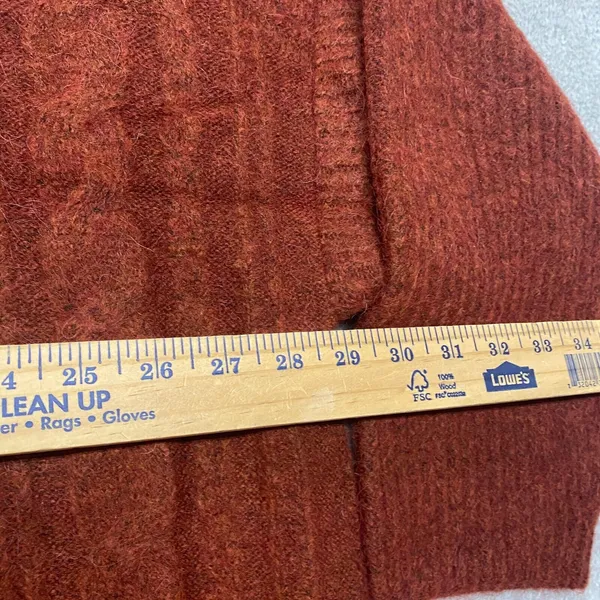 Madewell Sweater Womens 3X Brown Wool Alpaca Havener Pullover Sweater NI619‎ - Image 5
