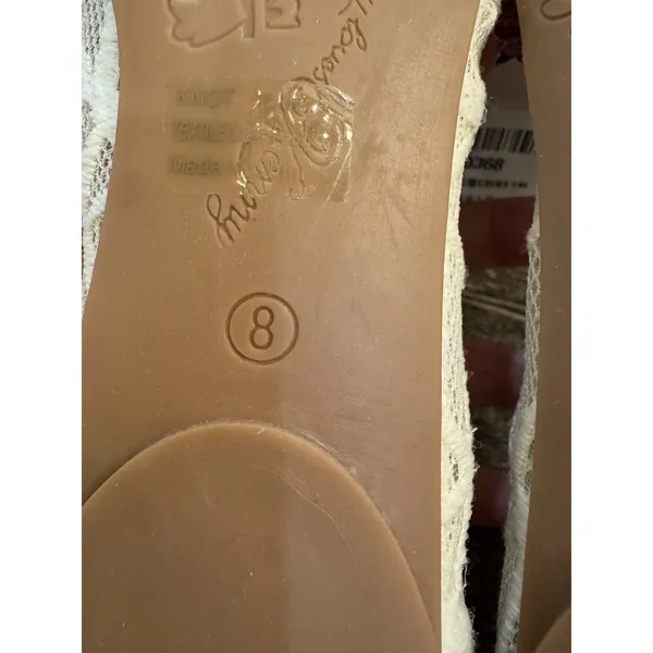 Penny Loves Kenny Knot Lace Ballet Flat White/Ivory‎ Size 8 Embroidered Fairy - Image 8