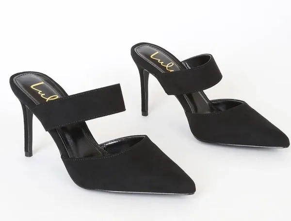 Black Pointed Heel - Image 2