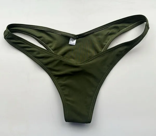 Olive Green Bikini Swimsuit Suit - Image 5