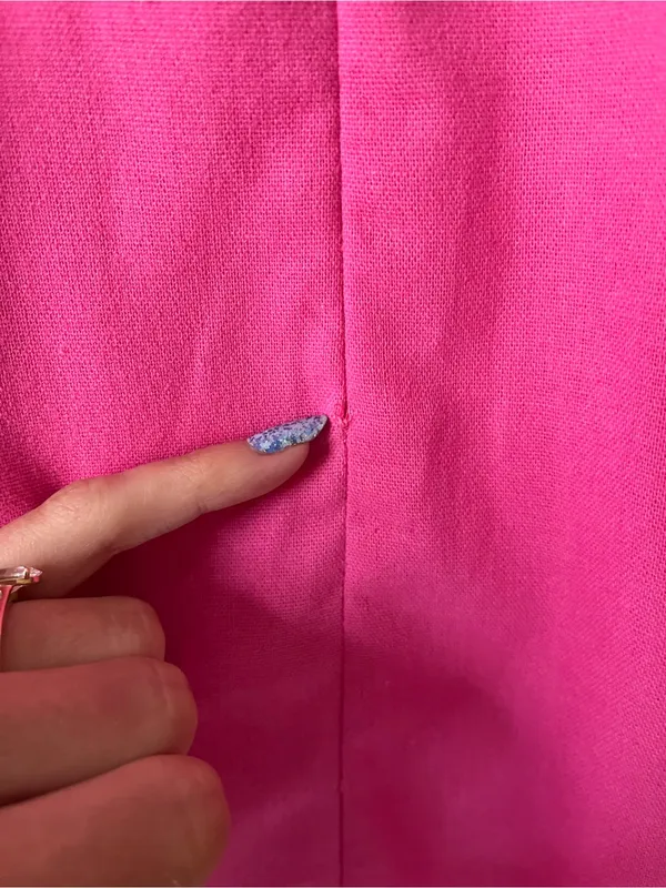 Altar'd State Bright Pink Scalloped Strap Mini Dress - Image 7