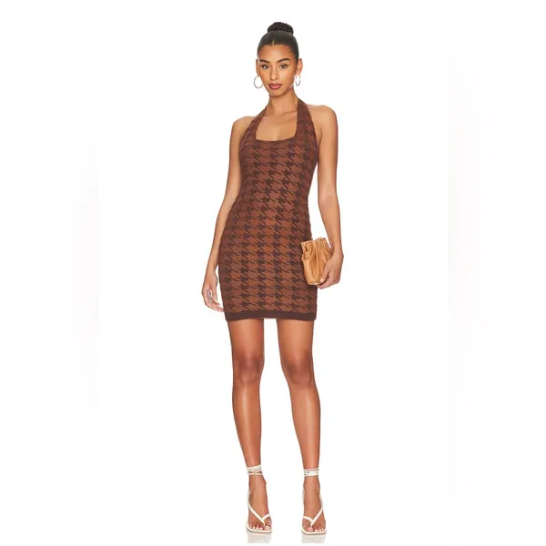 Superdown Mini Dress `Harper’ Halter Size Medium NWT - Image 2