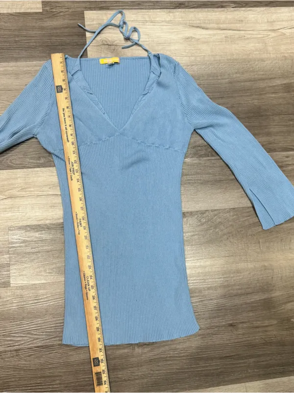 Urban Outfitters Light Blue Ribbed Knit Dress Size XL - Image 10