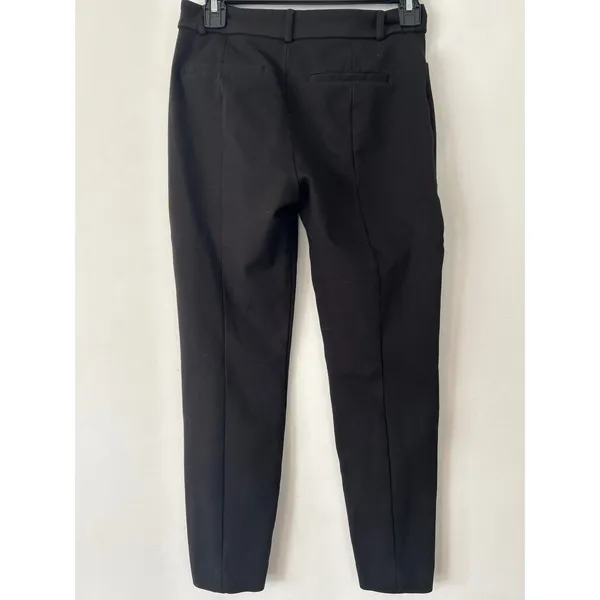 Express Black High Rise Skinny Stretch‎ Ankle Dress Pants Size 2S/2C Ponte - Image 3