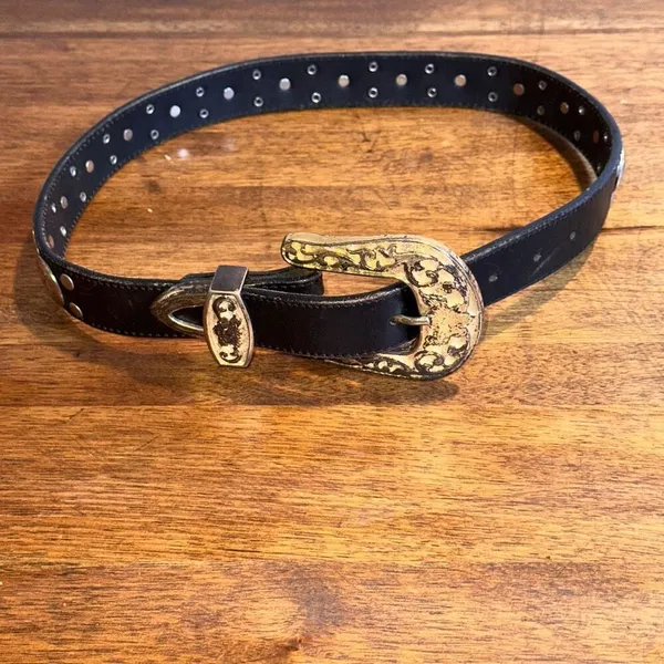 Western Billy‎ Belts Mixed Metals Black - Image 2