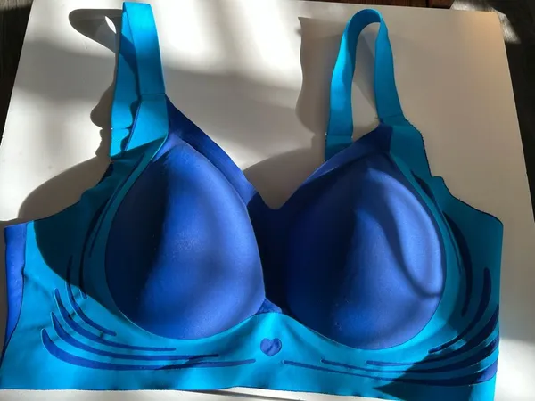 Blue Supportive Molded Sports Bra - size 2XL - Image 2