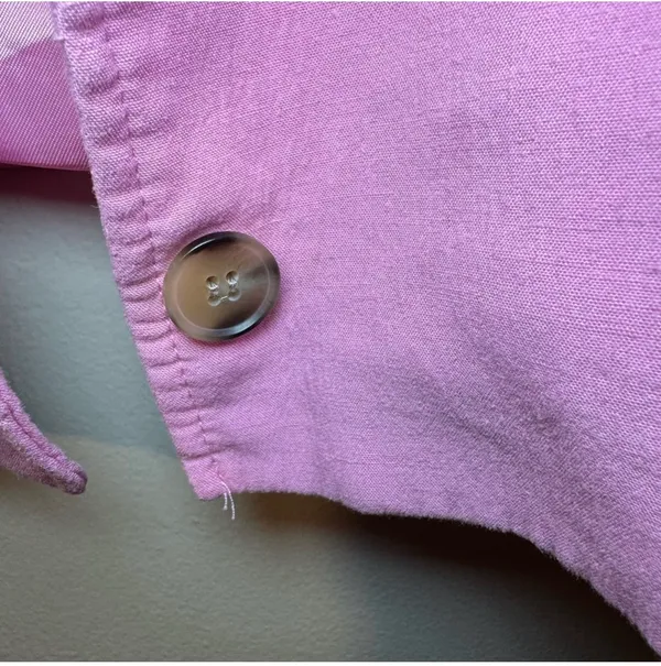 Zara Women's Blush Pink Cropped Blazer - Image 3