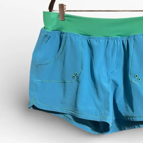Prana‎ Millie Boardshort in Vivid Blue and Green Size Large - Image 5