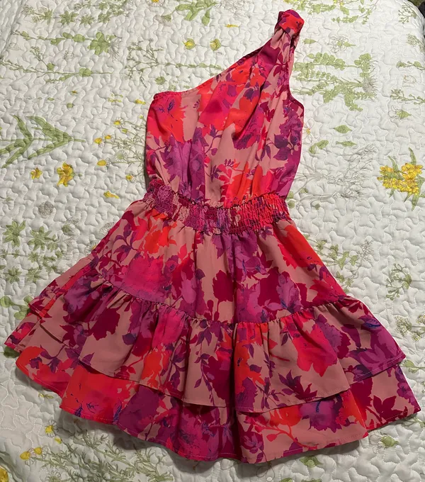 Boutique Floral Mini Dress - Image 2