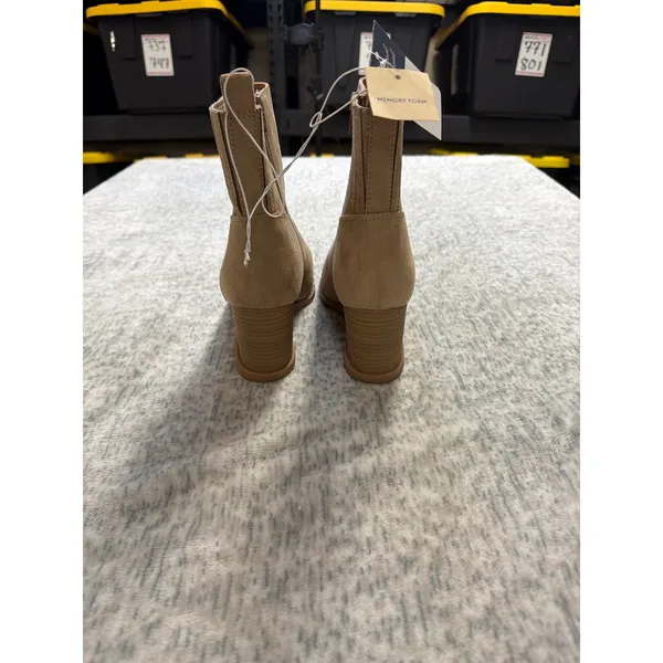 Universal Thread Women Taupe Cypress Wedge Ankle Boots Memory Foam 9.5 F16752994 - Image 3