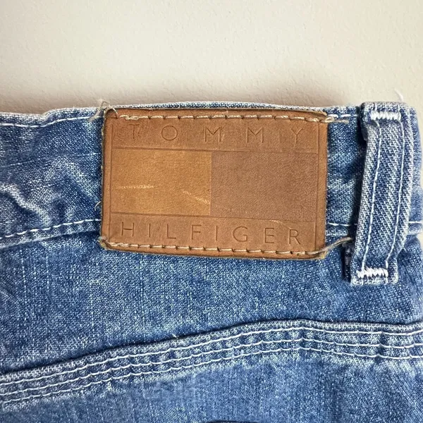 Tommy Hilfiger Carpenter Jeans Womens 12 Vintage 90's Y2K Wide Leg Baggy Hip Hop - Image 7