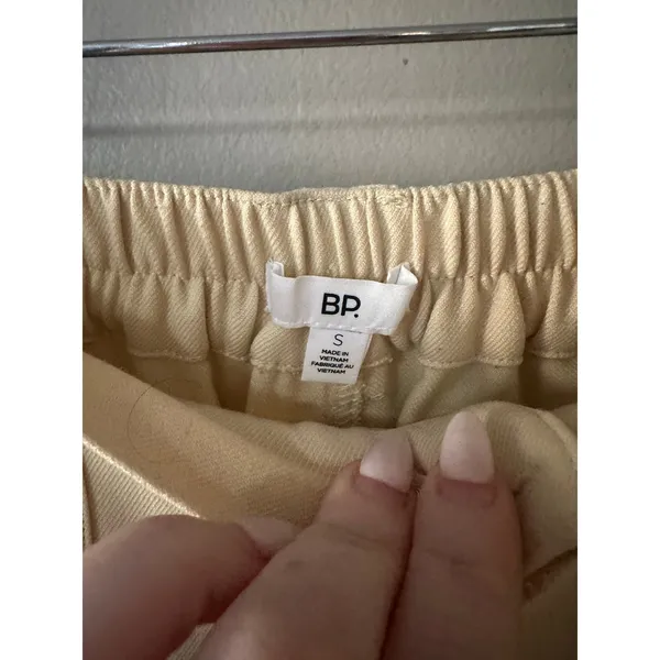 Nordstrom BP Cream Cargo Joggers Size Small - Image 4