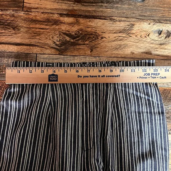 Wide-Leg Striped Pants – Size Small - Image 2