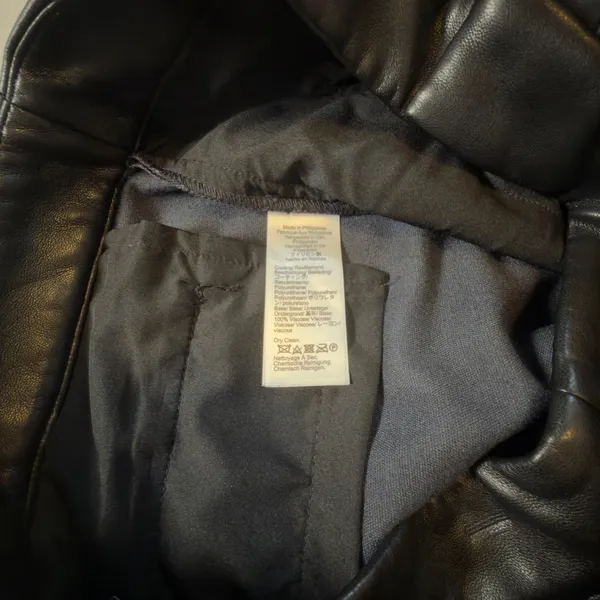 J.Crew Kate Faux‎ Leather Straight Leg Pants Black High Rise Size 0 Chic Trendy - Image 7