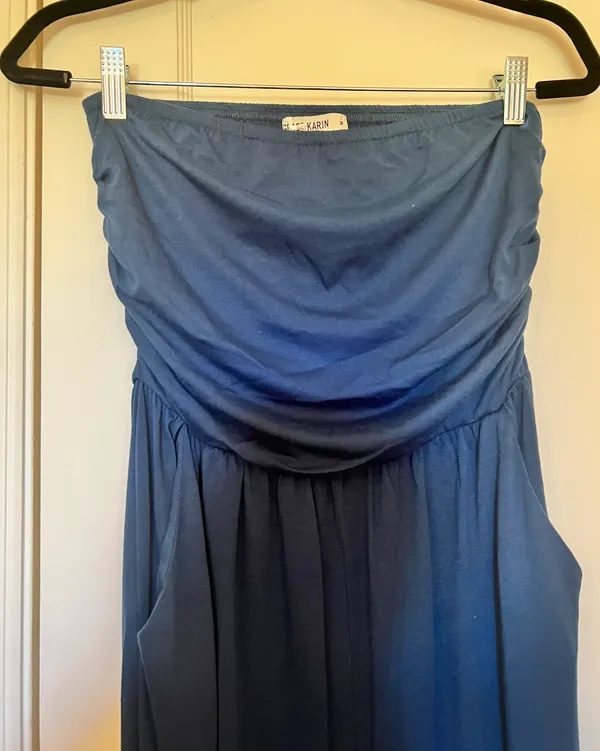 Anthropologie Strapless Jumpsuit - Image 4