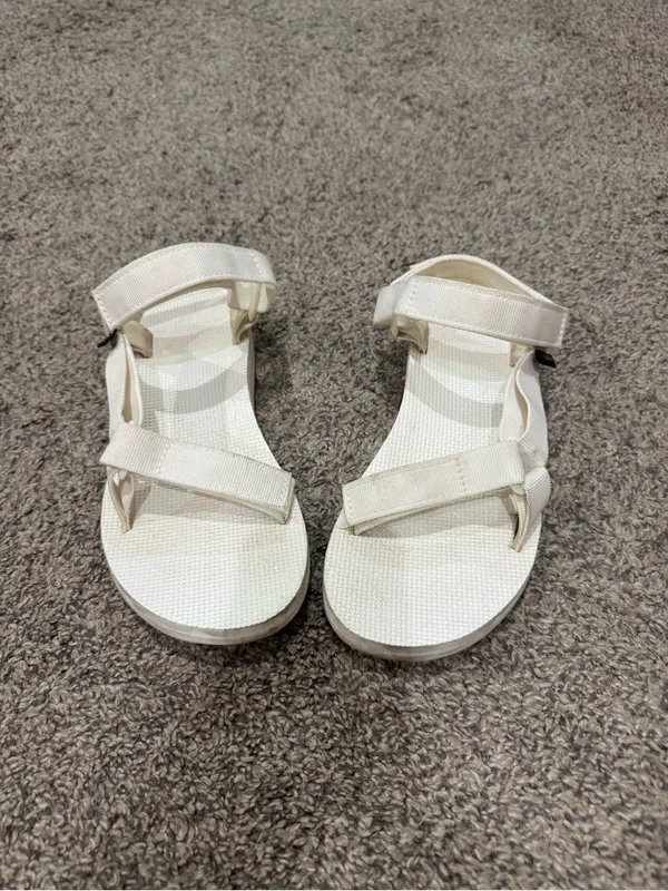 Teva White Women’s Sandals - Image 2