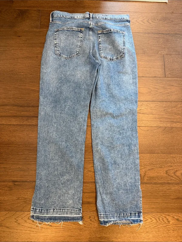GAP '90s Loose Distressed High-Rise Blue Jeans Denim Size 30 - C55-027 - Image 7