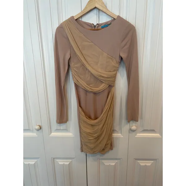 Alice + Olivia Goddess Beige Dress‎ Size 0 - Image 2
