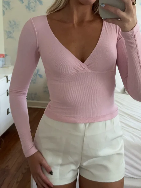 Bo & Tee Oh Polly Pink Top - Image 2