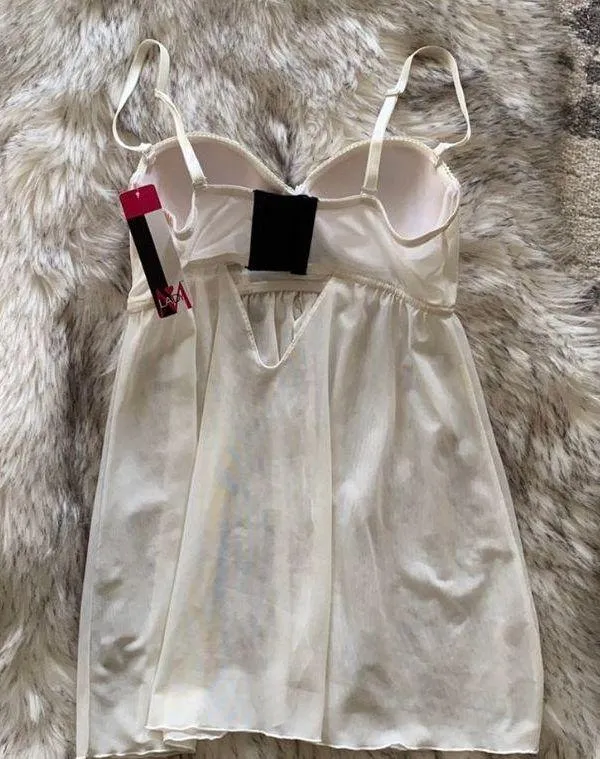 NWT Very Sexy Lace Trim Babydoll Chemise - Image 2