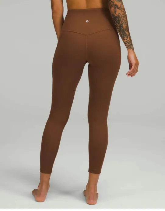 Lululemon Roasted Brown Align High-Rise Leggings with Pockets 25" - Image 2