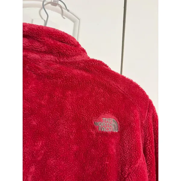 The North Face Osito Fleece Jacket Full Zip Raspberry Pink Soft Plush Large - Image 4