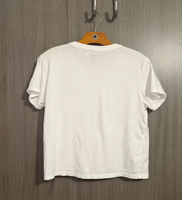 American Eagle Tailgate Coca-Cola Graphic White Crop Tee Size Small NWOT - Image 2