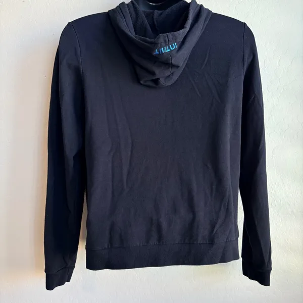 Marine Layer EABP All Star Navy Black Full‎ Zip Hoodie Womens Large Cozy Soft - Image 5