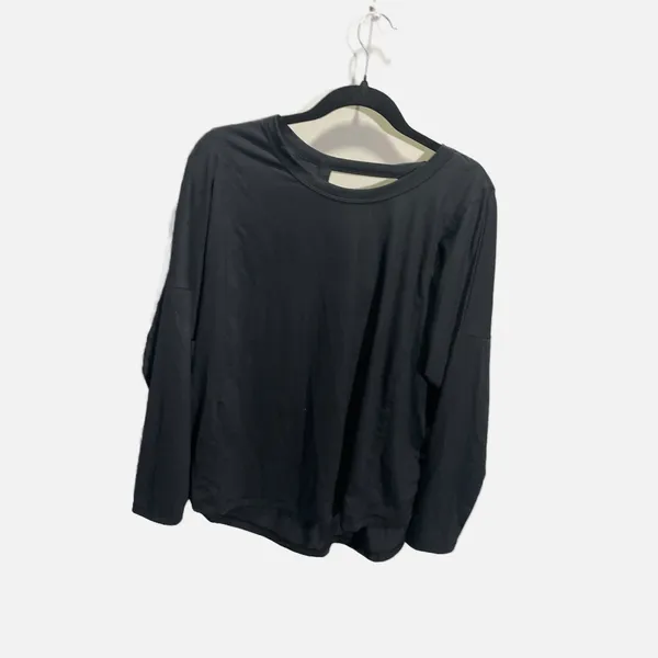 All in Motion CYA Long Sleeve Open‎ Back Activewear Top Black XL 214 12 0851 - Image 2