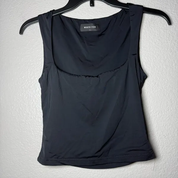 White Fox I can be yours Sleeveless Top SZ:S - Image 2