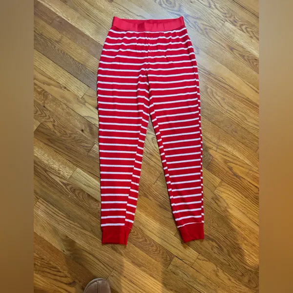 Festive Team Santa Pajama Set - Green and Red - Image 3